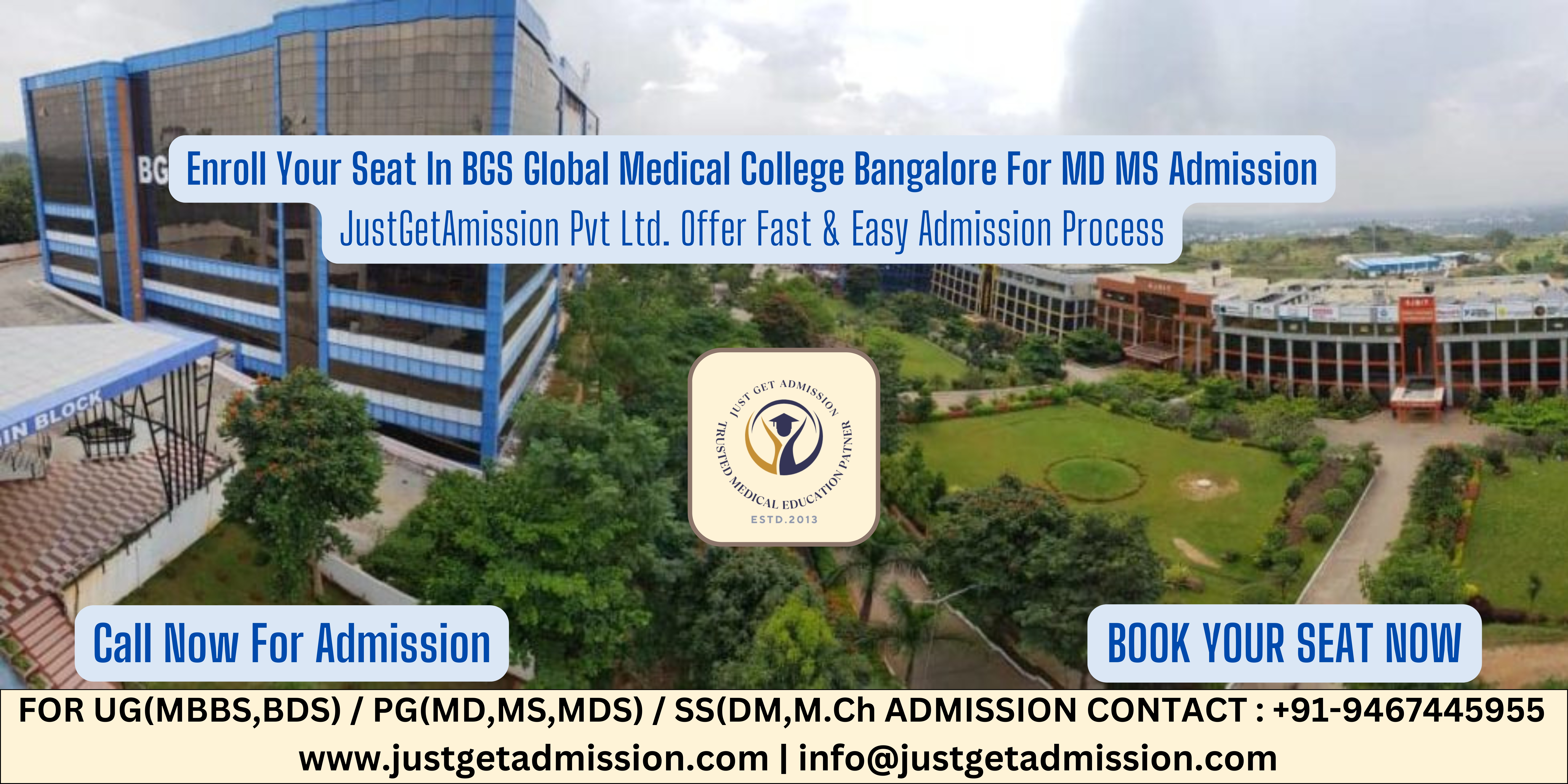 BGS Global Medical College Bangalore NEET PG 2024-25 : Admission, Courses, Cut-off, fees, Bond, Stipend, etc.